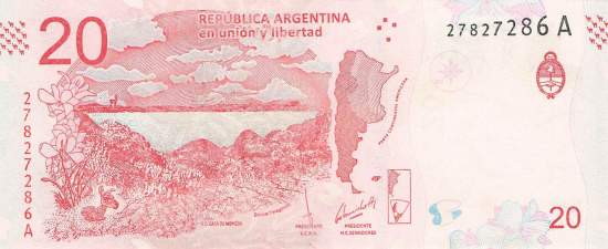 100 Pesos Argentinien 2018